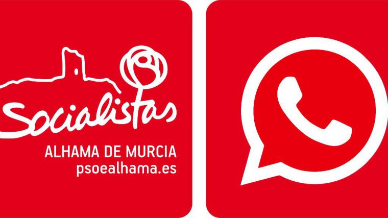 El PSOE de Alhama pone en marcha un canal de WhatsApp