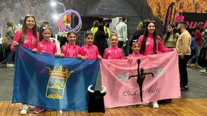 FOTOS Las gimnastas de Areté logran la 6º posición en Bilbao