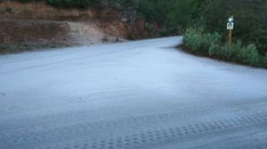 Alerta por escarcha y placas de hielo en Sierra Espuña