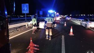 Dos heridos en un accidente en la A7 a la altura de Primafrio