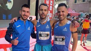Atletas de Alhama ganan en la media Maratón de Murcia