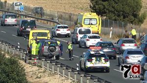 Accidente en la autovía hacia Murcia a la altura del acceso a Primafrio