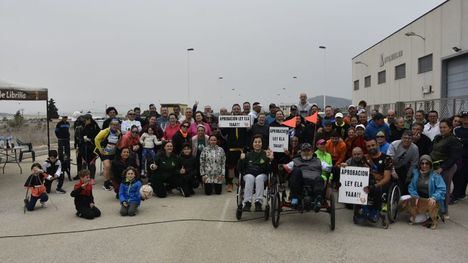 Los runners solidarios de Librilla reúnen 550 euros por el ELA