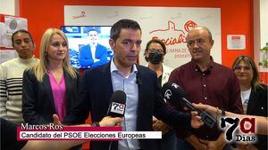 El eurodiputado del PSOE Marcos Ros visita Alhama para hablar de la importancia de la UE
