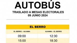 El Ayuntamiento pone autobuses a pedanías para votar el domingo