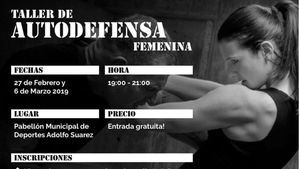 Curso de autodefensa femenina impartido por un policía local