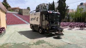 Limpieza exhaustiva del Auditorio Municipal para el cine de verano