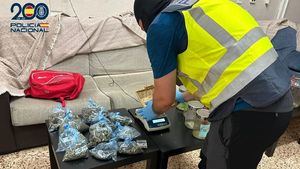 6 detenidos por vender y cultivar marihuana en 3 casas de Cartagena