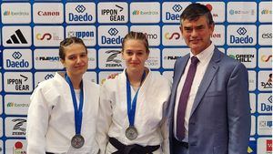 Belén y Andrea Ortiz, plata en el Madrid Kata Tournament