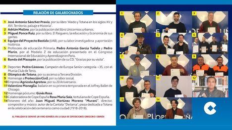 La II Gala Cope Espuña en Totana ya tiene a sus premiados