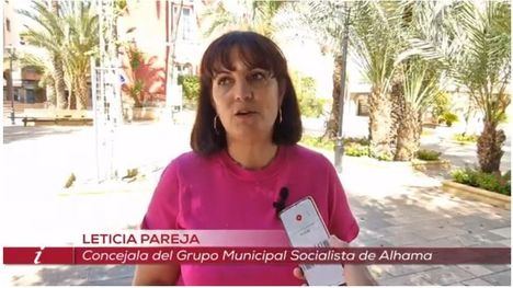 PSOE: Alhama reprueba a una Mª Cánovas que sólo busca victimizarse