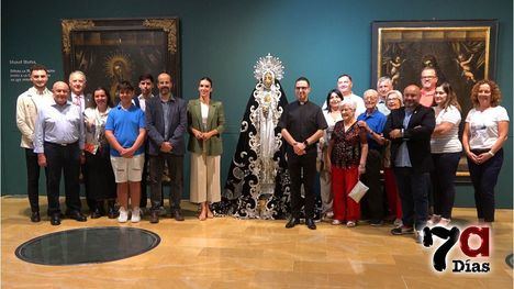 Los negros homenajean con una exposición a la Virgen de los Dolores