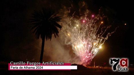 Castillo de fuegos artificiales de baja intensidad sonora