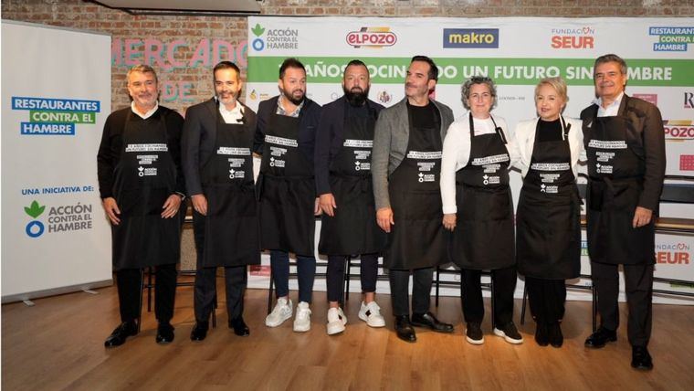 Imagen de la presentación de la campaña 'Restaurantes contra el Hambre'