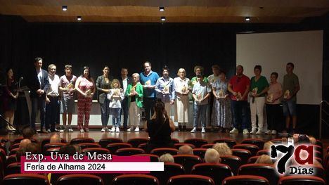 Entrega de premios a los productos destacados en la 56ª Exposición de Uva