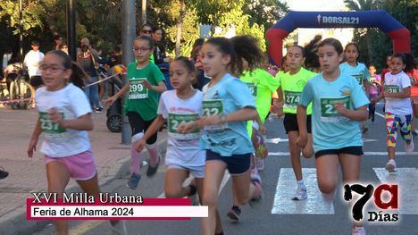 La Milla Urbana vuelve a llenar de deporte el centro de Alhama