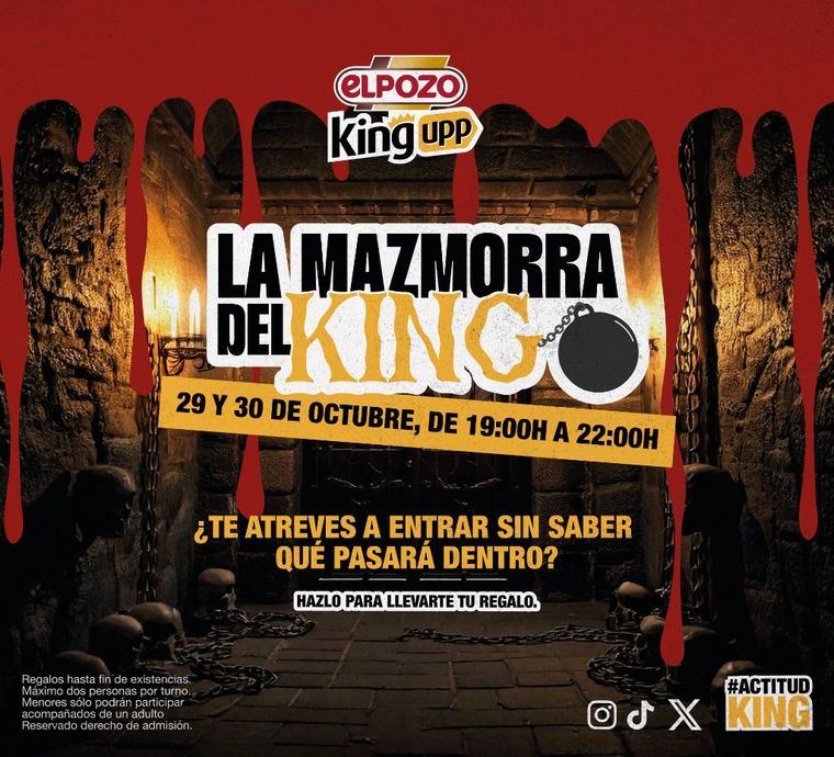 ElPozo KingUpp celebra 'HallowKing' con una 'terrorífica' activación en el centro de Murcia