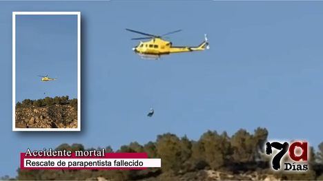 El parapentista muerto cayó desde 20 metros golpeándose la cabeza