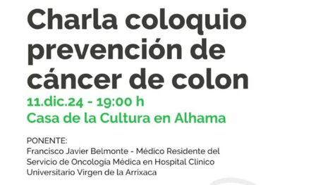 Charla cologio en la Casa de la Cultura sobre el cáncer de colon