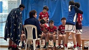 Gran partido de los alevines frente al segundo clasificado