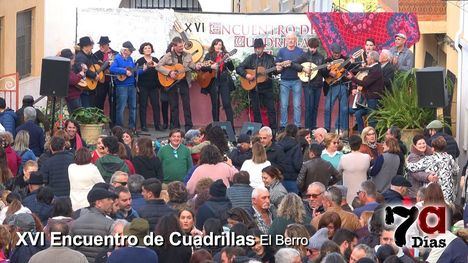 Fiesta del folklore, la música y la tradición, en el XVI Encuentro de Cuadrillas de El Berro