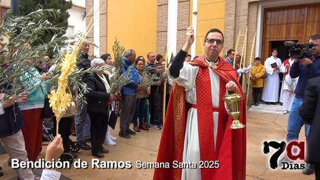 Bendición de Ramos con dudas sobre la procesión por la lluvia
