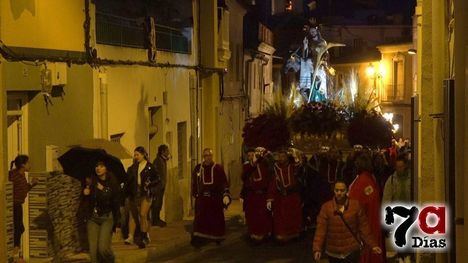 Fin de la procesión en la Semana Santa de 2024