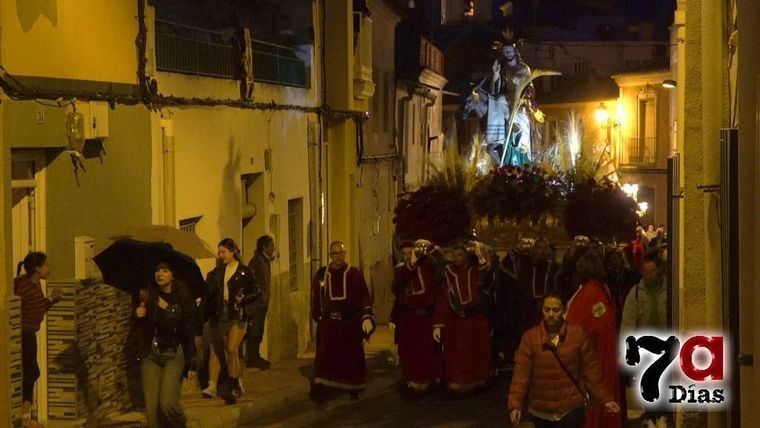 Fin de la procesión en la Semana Santa de 2024