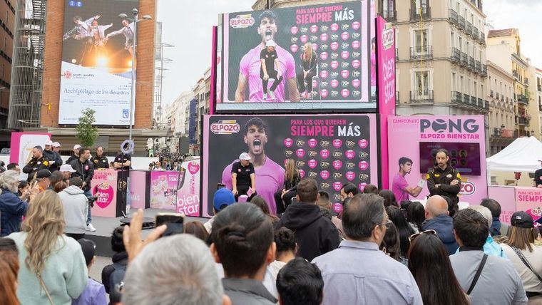 Imagen de archivo de la activación de ElPozo Bienstar en la Plaza Callao en 2024