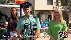 El coronel jefe de la GC afirma que en la Región hay "muchos cuarteles" con horario limitado