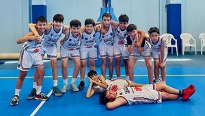 Contundente inicio de partido del Alevín del CB Sierra Espuña