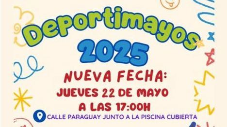 Aplazados por la lluvia los Deportimayos hasta la próxima semana