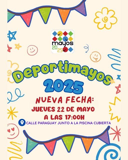 Aplazados por la lluvia los Deportimayos hasta la próxima semana