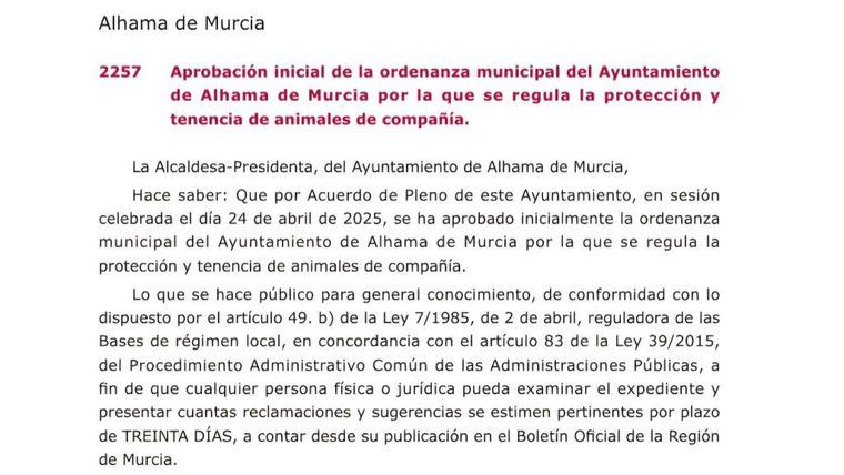 IU: De una ordenanza incompleta a otra consensuada