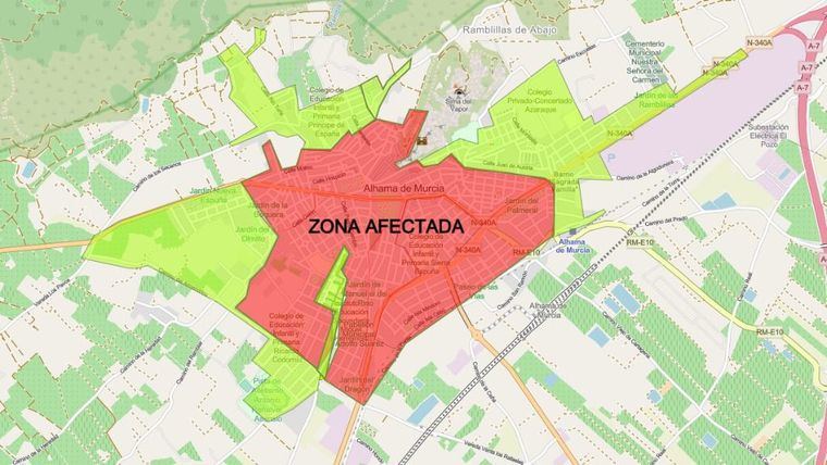Corte de agua en gran parte del casco urbano de Alhama por obras