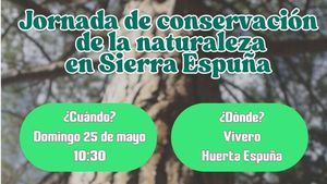El CB Sierra Espuña, en un día de plantación en el Parque Regional