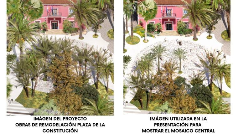 La obra de la Plaza de la Constitución suma a la zona 50 árboles más