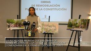 El inicio de la obra en la Plaza de la Constitución protagoniza la semana
