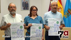 La concejala de Salud y responsables de la AECC presentan las rutas de la salud