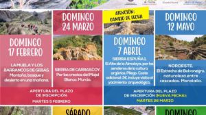 Cambio de fecha en la tercera ruta del Sendalhama 2019