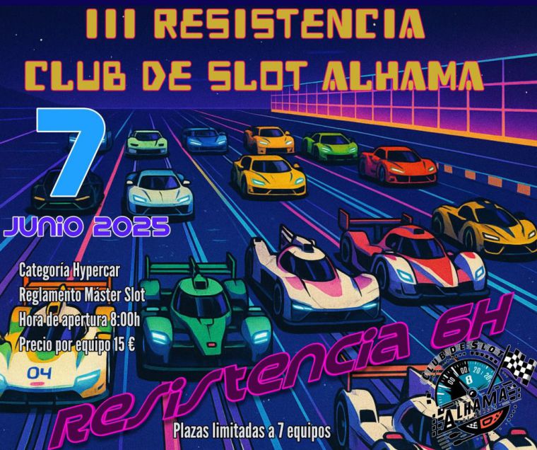 El Club de Slot Alhama organiza la III Carrera de Resistencia
