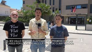 La suspensión de clases en el IES Valle de Leiva, la noticia de la semana