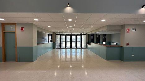 Interior del IES Valle de Leiva en una imagen de 2023
