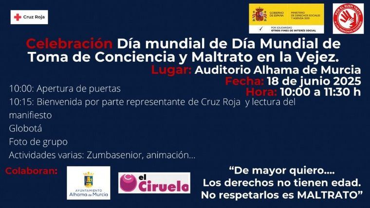 Actividades por el Día contra el Abuso y Maltrato en la Vejez