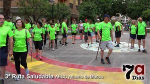 La sierra, destino de los participantes en el 3ª Ruta Saludable de AECC