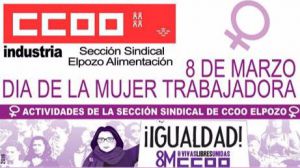 CCOO ElPozo organiza una charla en Alhama por el Día de la Mujer