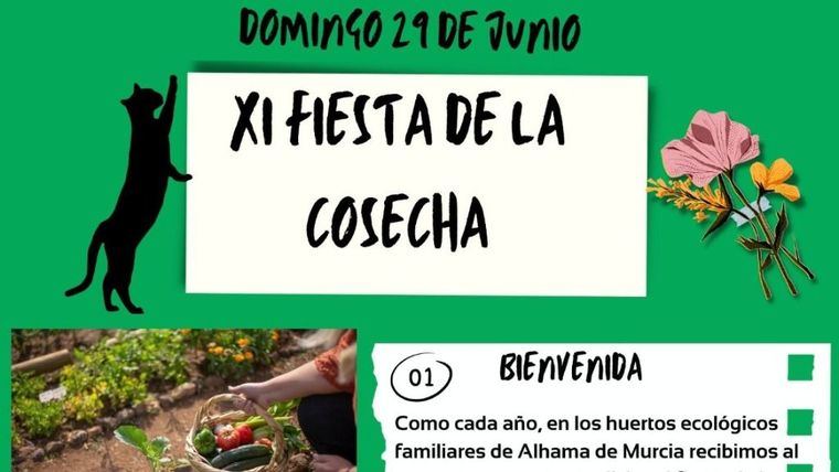 Alhama celebra la Fiesta de la Cosecha este domingo en los Huertos Ecológicos