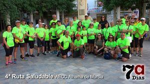 Las rutas saludables de la AECC finalizan este año con un recorrido hacia el Azaraque