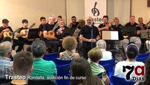 Trasteo cierra el curso con la audición de sus alumnos de la rondalla