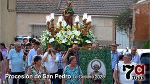 La Costera cierra sus fiestas con la tradicional procesión de San Pedro